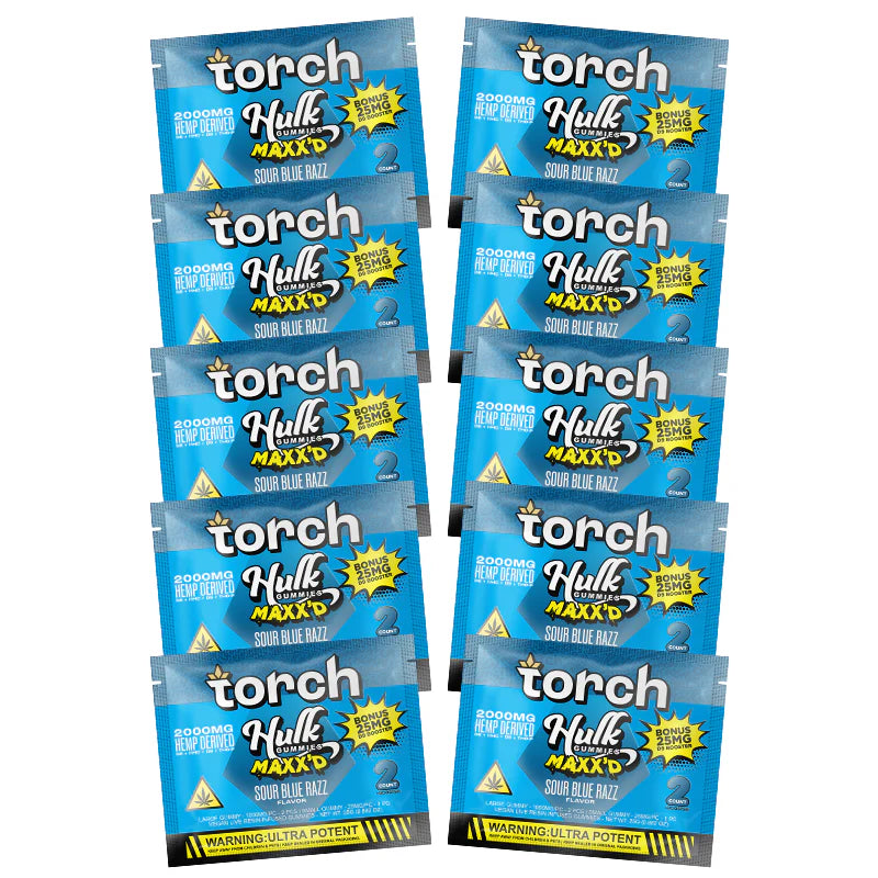 Sour Blue Razz Hulk Maxx'd Gummies | 2000mg