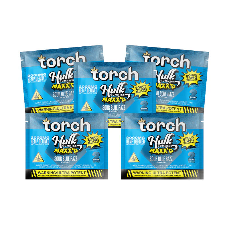 Sour Blue Razz Hulk Maxx'd Gummies | 2000mg