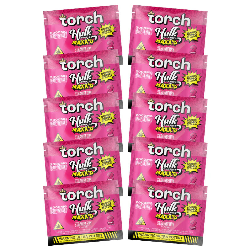 Strawberry Hulk Maxx'd Gummies | 2000mg