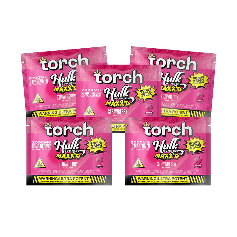 Strawberry Hulk Maxx'd Gummies | 2000mg
